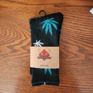 Mad Toro Hemp Leaf Socks One Size Fits All
